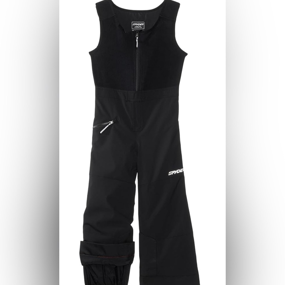 Spyder Black Exhibition Ski Bibs